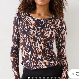 FP Movement by Free People Printed Right On Run long sleeve top NWT